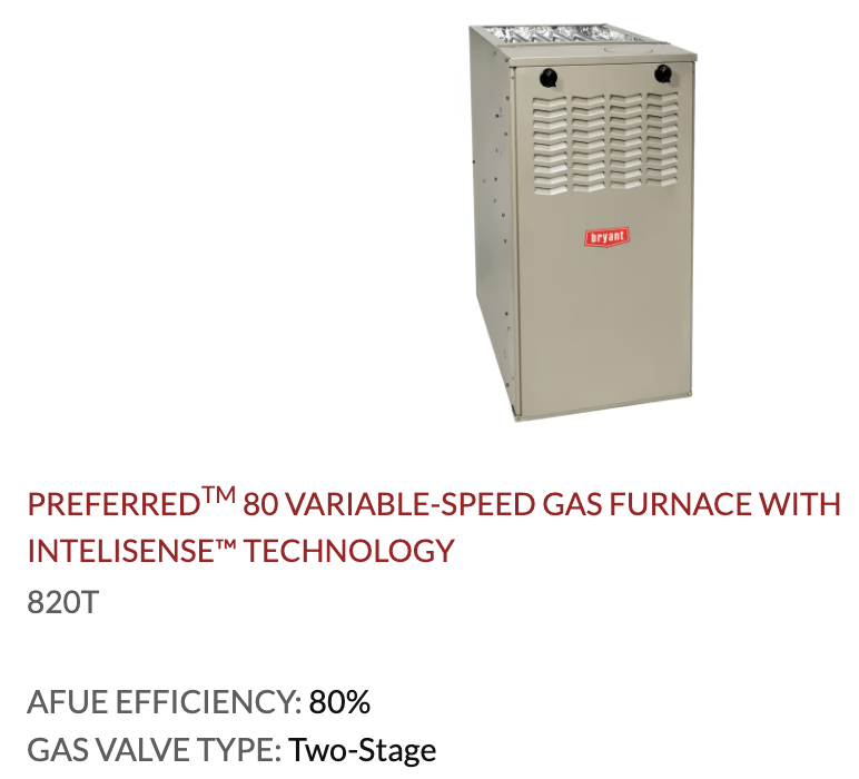 PREFERRED™ 80 TWO STAGE GAS FURNACE WITH INTELISENSE™ TECHNOLOGY SunAir Variable Speed Preferred 80